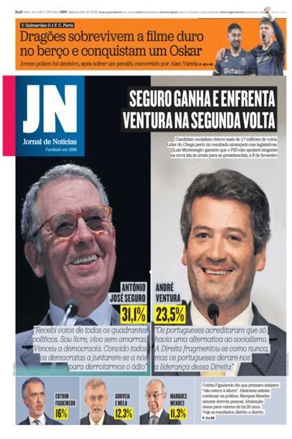 Jornal de Notícias – 19/01/2026