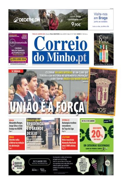Correio do Minho – 20/01/2026