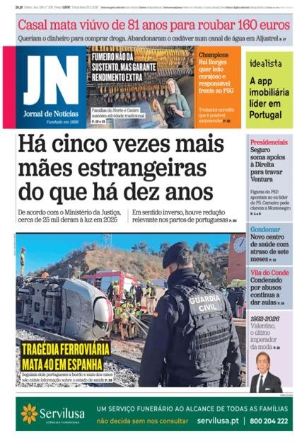 Jornal de Notícias – 20/01/2026