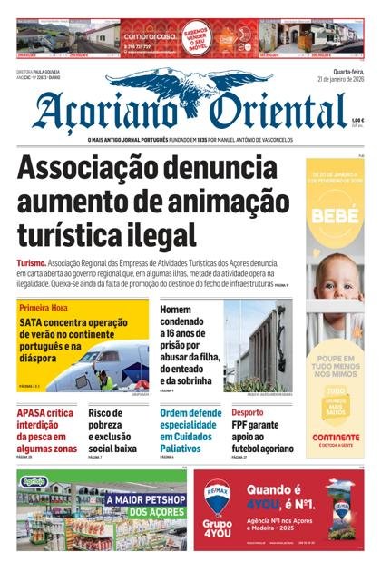 Açoriano Oriental – 21/01/2026
