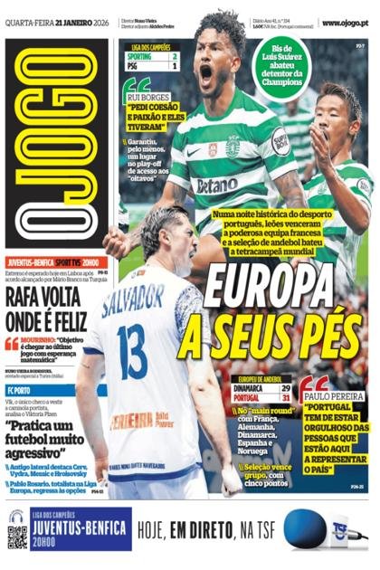 O Jogo – 21/01/2026