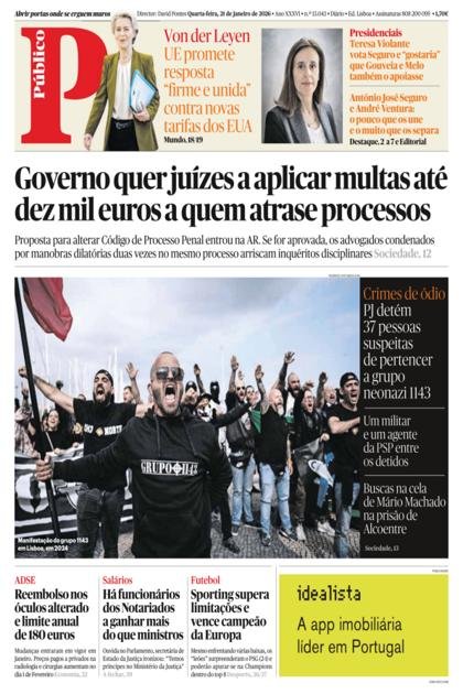 Público LX – 21/01/2026