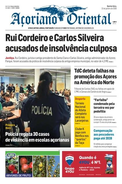 Açoriano Oriental – 22/01/2026