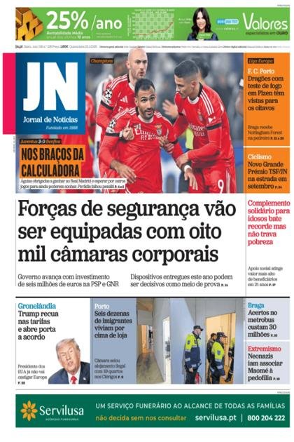 Jornal de Notícias – 22/01/2026