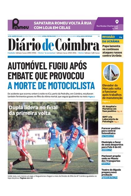 Diário de Coimbra – 26/01/2026