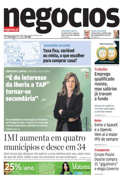 Negócios – 26/01/2026