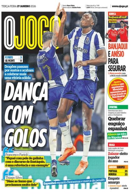 O Jogo – 27/01/2026