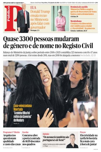 Público LX – 27/01/2026