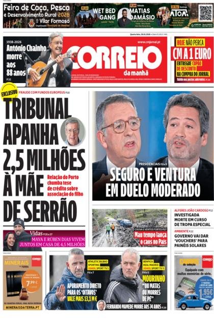 Correio da Manhã – 28/01/2026