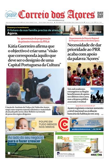 Correio dos Açores – 28/01/2026