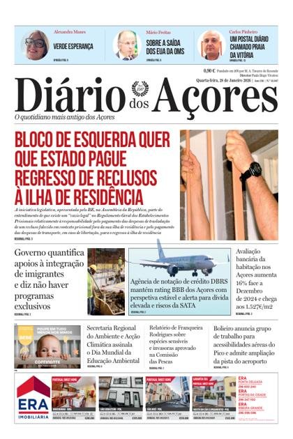 Diário dos Açores – 28/01/2026