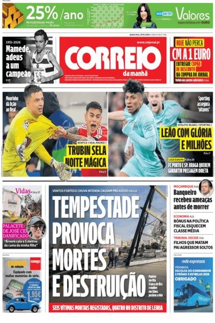 Correio da Manhã – 29/01/2026