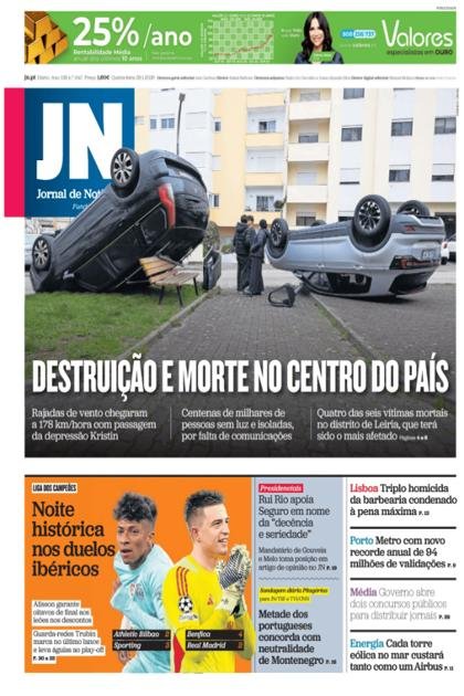 Jornal de Notícias – 29/01/2026