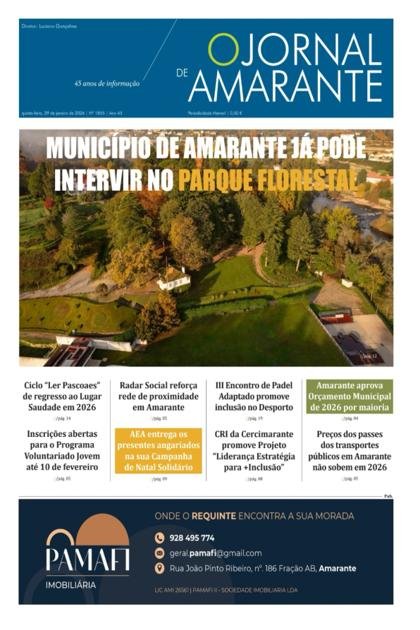 O Jornal de Amarante – 29/01/2026