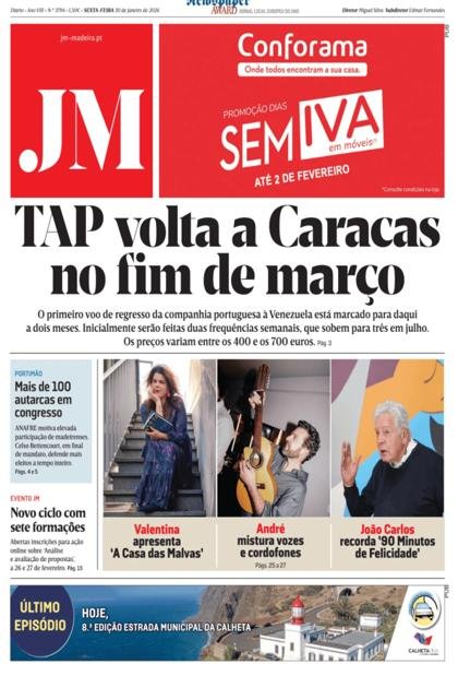 Jornal da Madeira – 30/01/2026