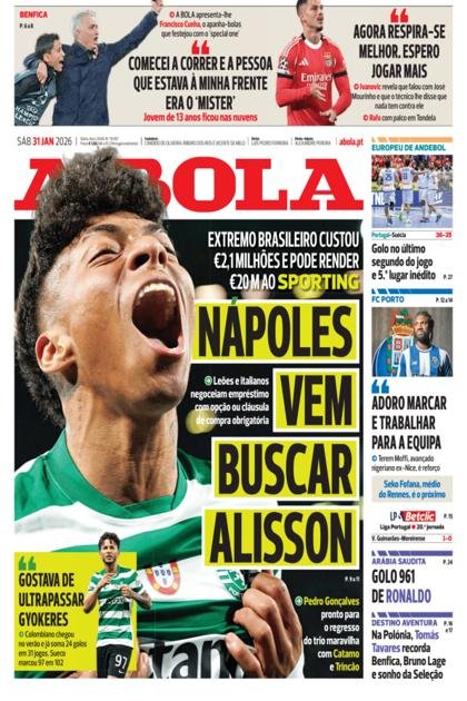 A Bola – 31/01/2026