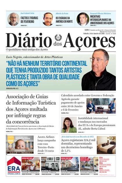 iário dos Açores – 31/01/2026