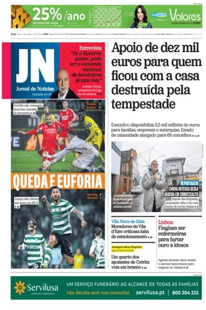 Jornal de Notícias – 2/02/2026