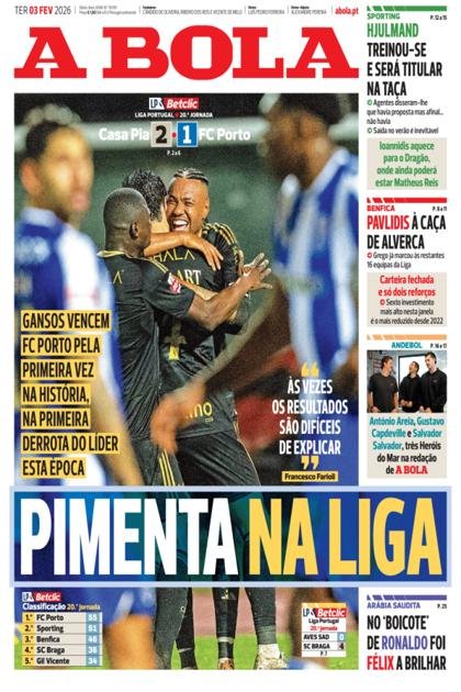 A Bola – 3/02/2026