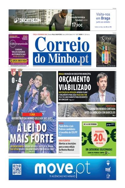 Correio do Minho – 3/02/2026