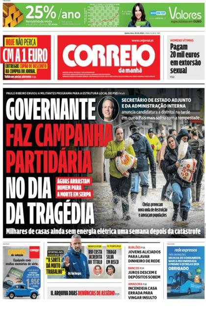 Correio da Manhã – 5/02/2026
