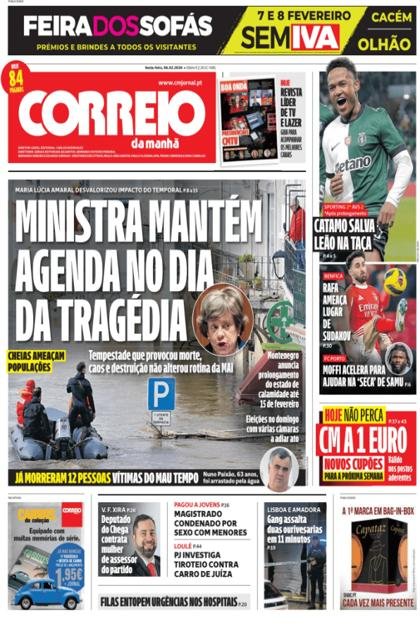 Correio da Manhã + Boa Onda – 6/02/2026