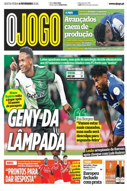 O Jogo – 6/02/2026