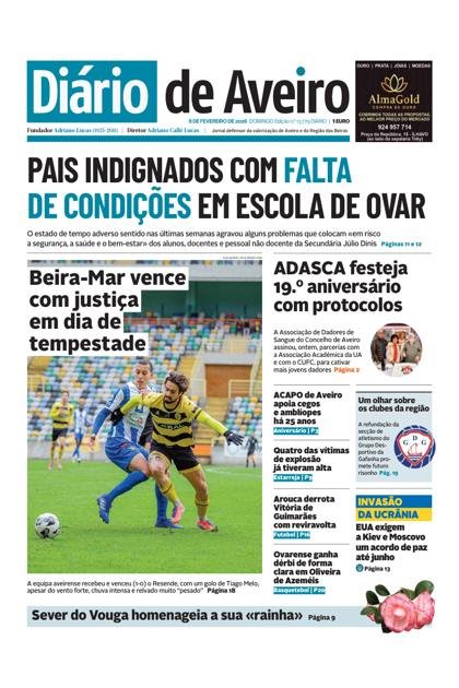 Diário de Aveiro – 8/02/2026