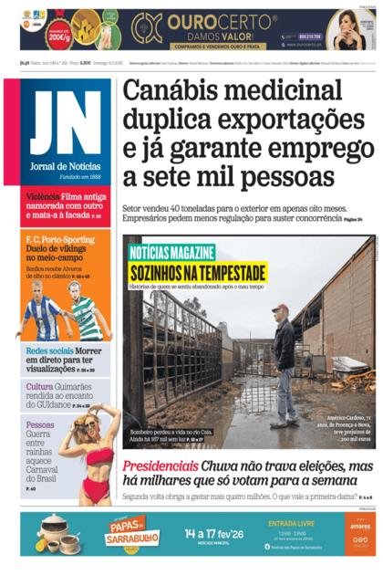 Jornal de Notícias – 8/02/2026