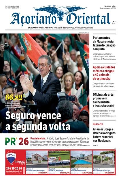 Açoriano Oriental – 9/02/2026