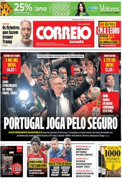 Correio da Manhã – 9/02/2026