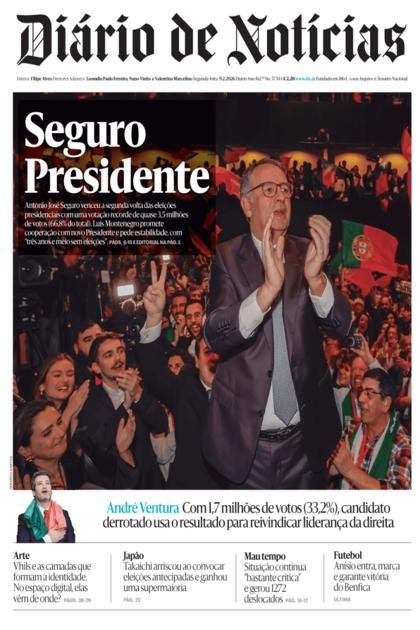 Diário de Notícias – 9/02/2026