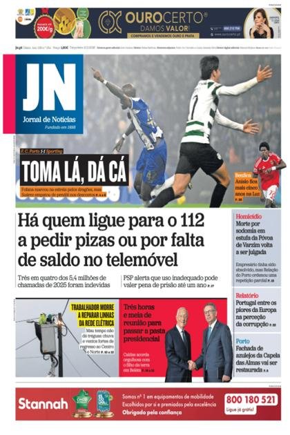 Jornal de Notícias – 10/02/2026