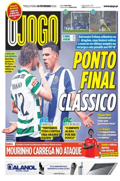 O Jogo – 10/02/2026