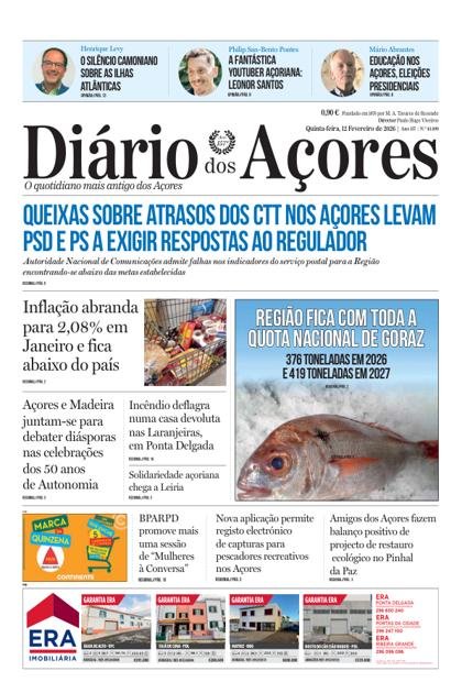 Diário dos Açores – 12/02/2026