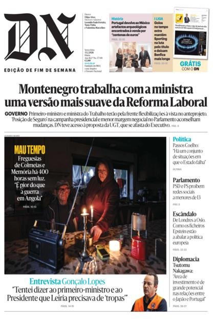 Diário de Notícias + Dinheiro Vivo – 13/02/2026