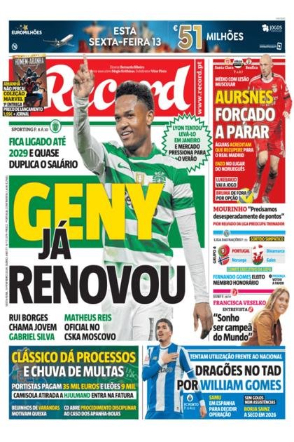 Record – 13/02/2026