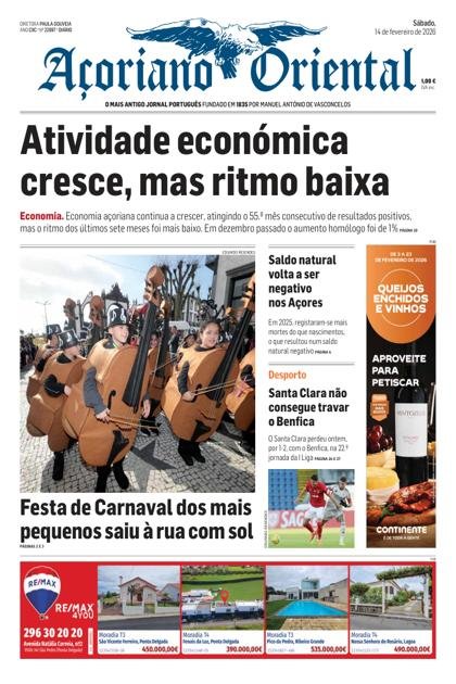 Açoriano Oriental – 14/02/2026