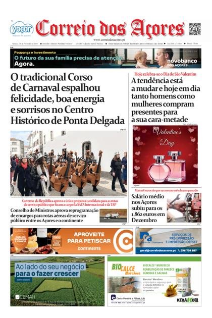 Correio dos Açores – 14/02/2026