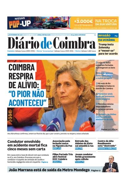 Diário de Coimbra – 14/02/2026