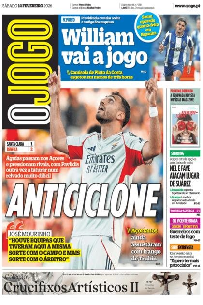 O Jogo – 14/02/2026