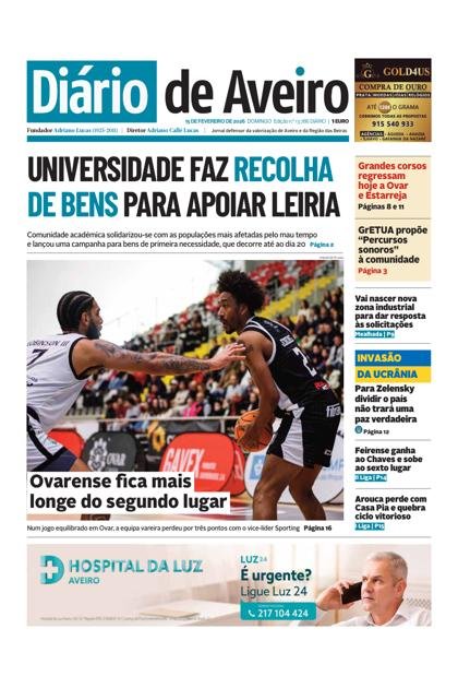 Diário de Aveiro – 15/02/2026
