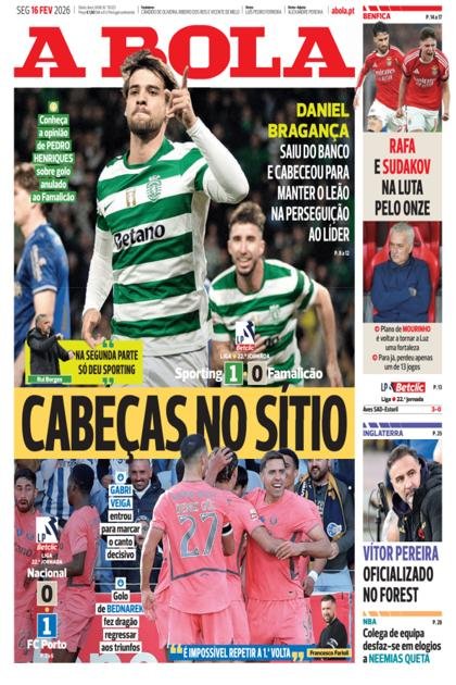 A Bola – 16/02/2026
