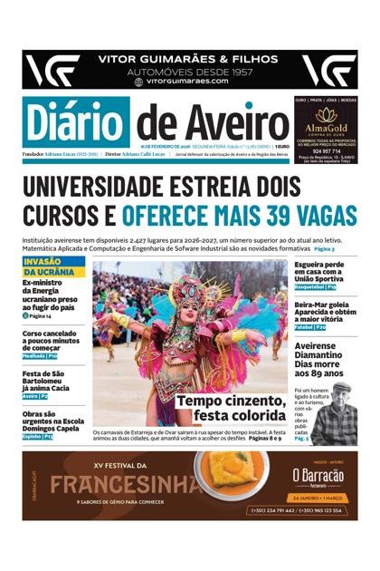 Diário de Aveiro – 16/02/2026