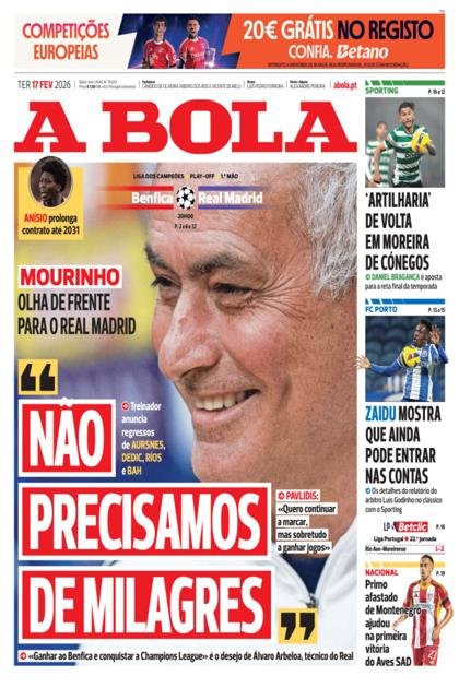 A Bola – 17/02/2026
