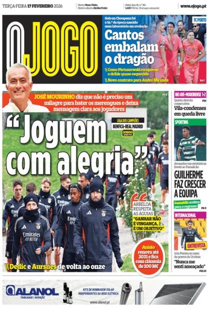 O Jogo – 17/02/2026