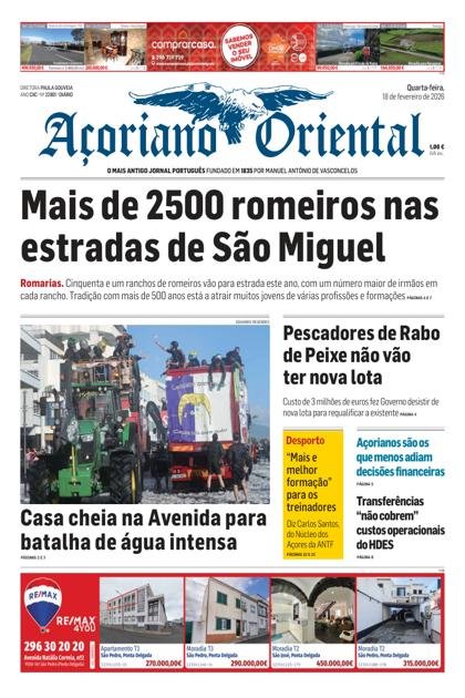 Açoriano Oriental – 18/02/2026