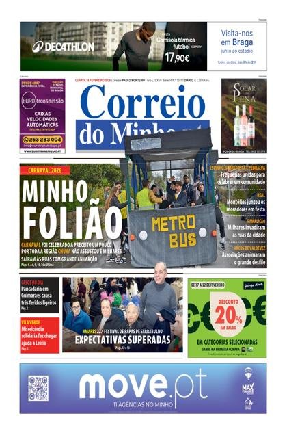 Correio do Minho – 18/02/2026