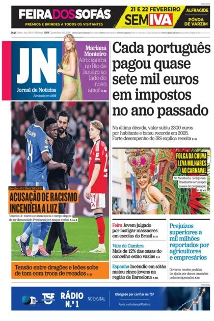 Jornal de Notícias – 18/02/2026
