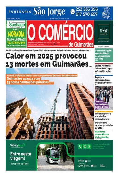 O Comércio de Guimarães – 18/02/2026